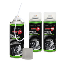 3 Bombolette Sanificante Condizionatore Spray 400ml Casa e Auto Climatizzatore