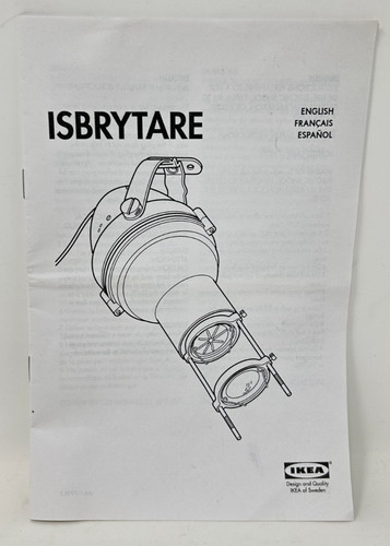 Ikea isbrytare lampada carta - lampada,