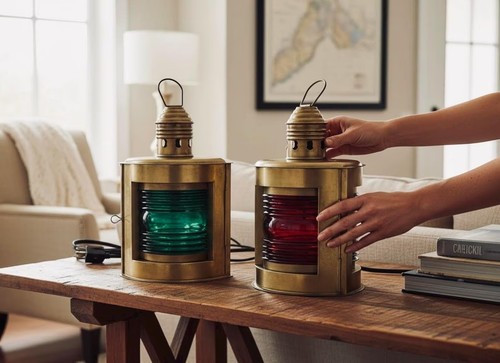 Luci notturne vintage lanterna