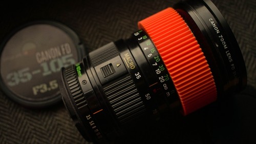 Canon nfd 105mm 5 cine - f3.5,