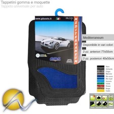 Tappetini  in gomma+ moquette