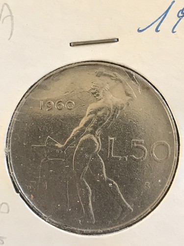 Moneta lire italia - lire, 1960