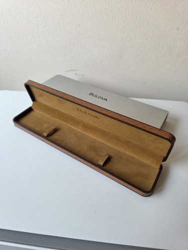 Bulova vintage watch box - bulova,