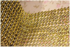 1mt rete - astro di borchie a semisferiche 8mm in resina da cucire o incollare