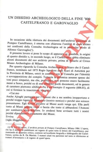 Tizzoni marco un dissidio - tizzoni,
