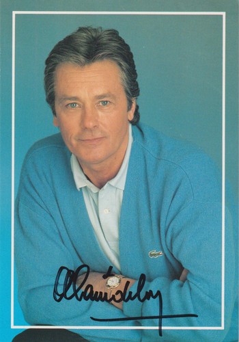 Alain delon autografo - delon,