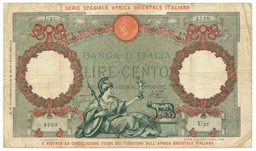100 lire capranesi - lire,