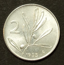 2 LIRE ULIVO OLIVO  1953 1954