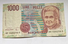 1000 lire montessori 1990