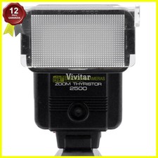 Flash universale Vivitar Zoom Thrystor 2500 Automatico e manuale per analogiche