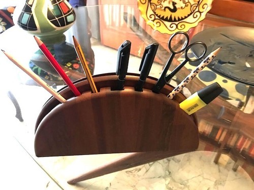 Portapenne design legno - design, in