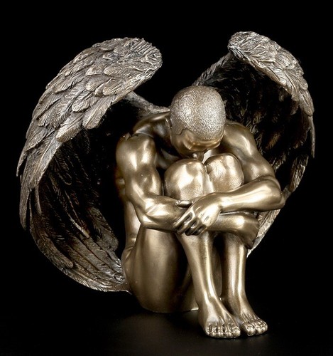 Angelo maschio statua - -, nudo