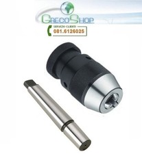 Mandrino autoserrante/Tornio/Trapano a colonna 1-10mm attacco B12 + adat.MT2-B12