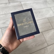 Breitling vintage leather blu