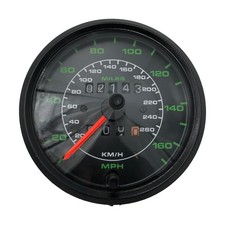 Tachimetro originale Porsche 924 944 Turbo verde 260 km/h 160 MPH 477957031G