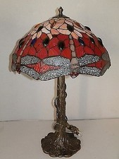 Lampada abatjour vetro tiffany - lampada,