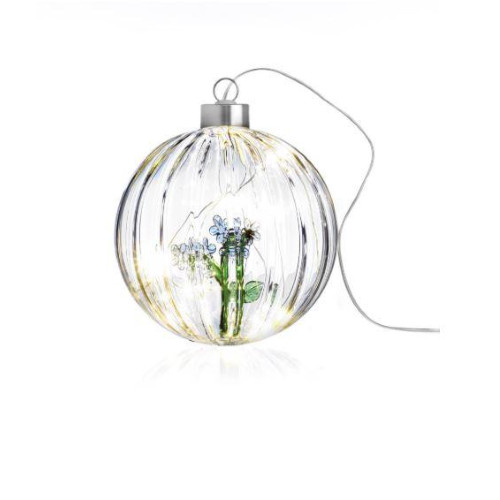 Palla natale fiore azzurro - palla,
