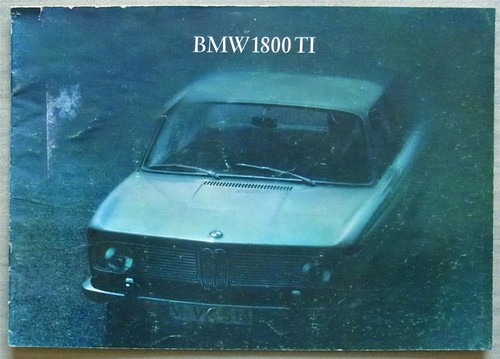 Brochure vendita auto bmw - vendita, 1800
