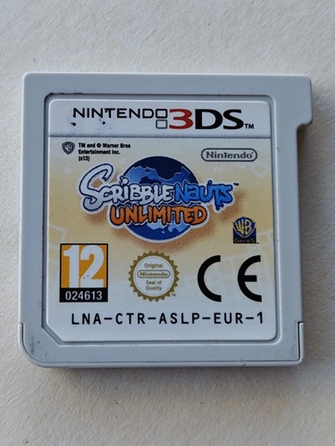 Scribblenauts unlimited 3ds - scribblenauts,