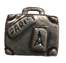 ? PANDORA Charm Valigia Uomo Donna Bracciale Paris Originale S925  Idea Regalo