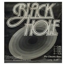 Cordiera muta set corde per basso elettrico 4 corde Black Hole  046-105 