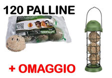 PALLE DI GRASSO PER UCCELLI →120 PEZZI + IN OMAGGIO PORTA PALLE