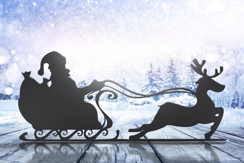 Slitta natale scudo - slitta,