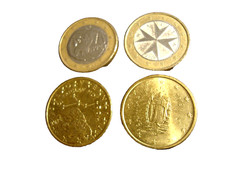 Monete euro da 1 - 4,