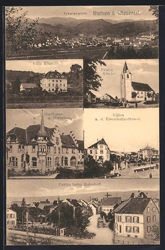 Cartolina steinen wiesental - cartolina, /