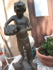 "ACQUAIOLO" STATUA IN BRONZO FIRMATA DE MARTINO - H = 57 CM. - LIBERTY  1940