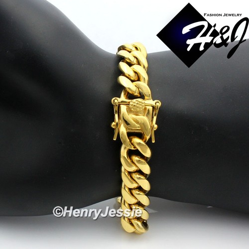 Bracciale uomo acciaio - 8,5",