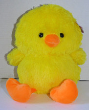 Peluche pulcino giallo fuzzy - peluche,