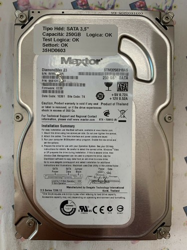 Hard disk usato sata - disk, 3,5"
