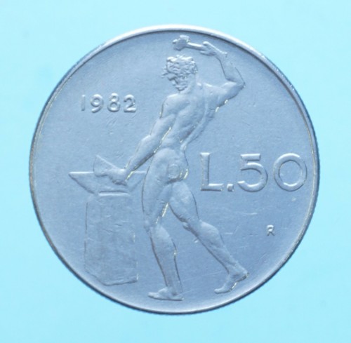 Repubblica italiana lire - 50,
