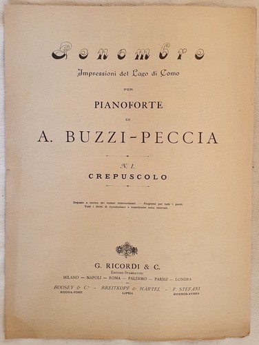 Arturo buzzi peccia crepuscolo - arturo,