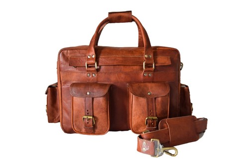 Pelle valigetta borsa - in,