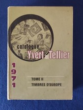 Catalogo Yvert et tellier 1971
