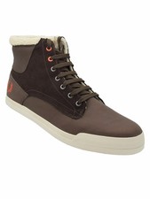Fred Perry scarpa uomo scarpa da ginnastica sneaker stivale B3168 marrone arancione 5798