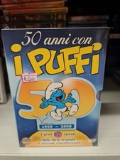 50 Anni Con i Puffi Cofanetto 3 Dvd NUOVO SIGILLATO