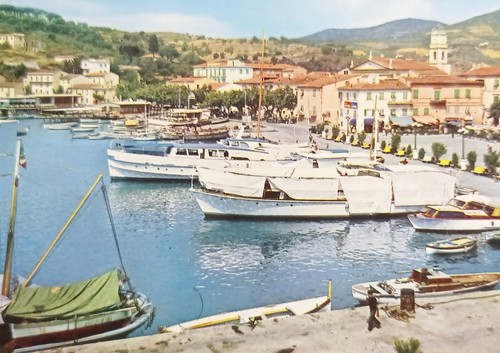 Cartolina porto azzurro - -, (