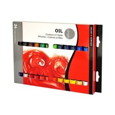 Set colori ad olio 12 e 24 pz
