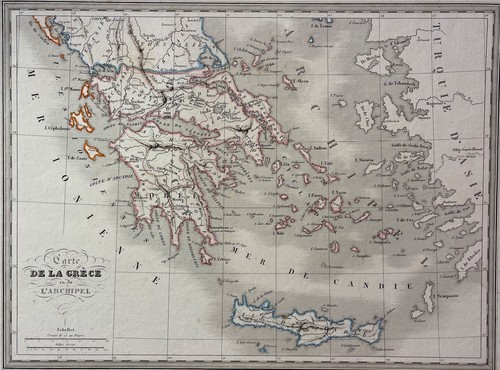 Mappa della grecia isole - grecia, e