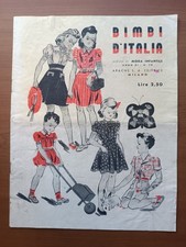 moda - BIMBI d'ITALIA - moda infantile anno XI