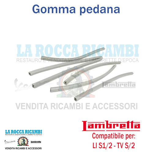 Gomma listelli pedana pezzi - listelli,