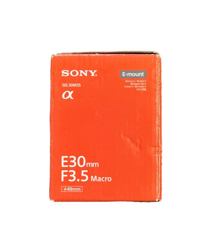 Sony e30 5 obiettivo - e30, f3.5