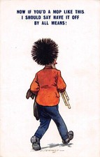 Cartolina Fumetto Spazzacamino