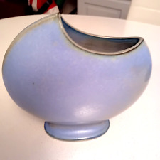 Vase Franco Bucci Pesaro Laboratorio design Vintage bleu