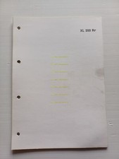 Honda XL 350 R scheda informazioni tecniche manuale officina italiano originale