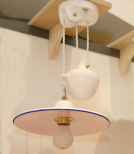 Lampadario saliscendi - , in