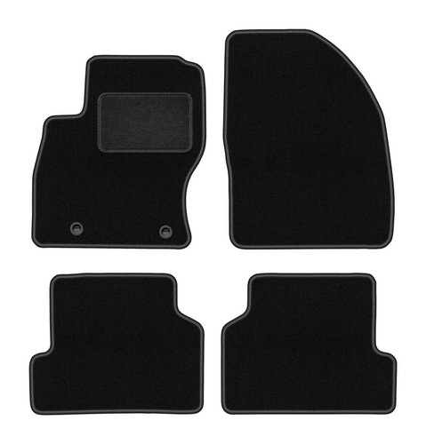 Tappetini velluto nero ford - velluto,